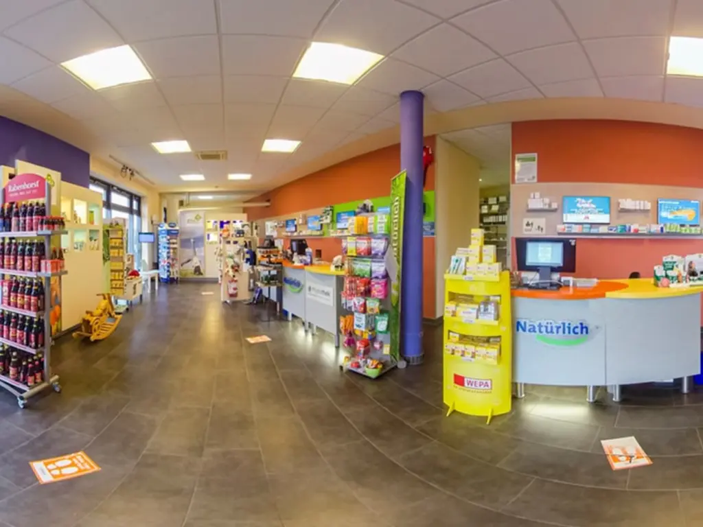 Filiale der Fidus-Apotheke in Osthofen von innen